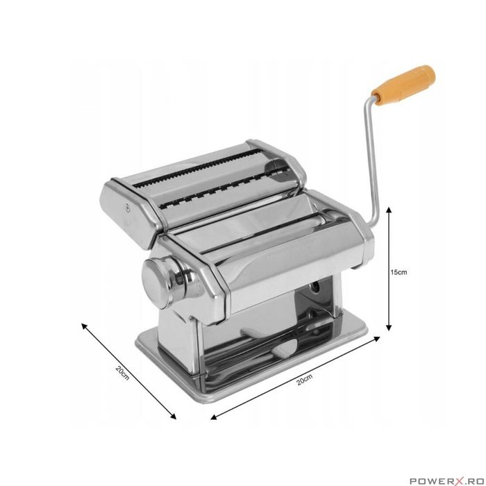Masina de facut paste si taietei de casa, manuala, 1.5 / 6.6 mm,
