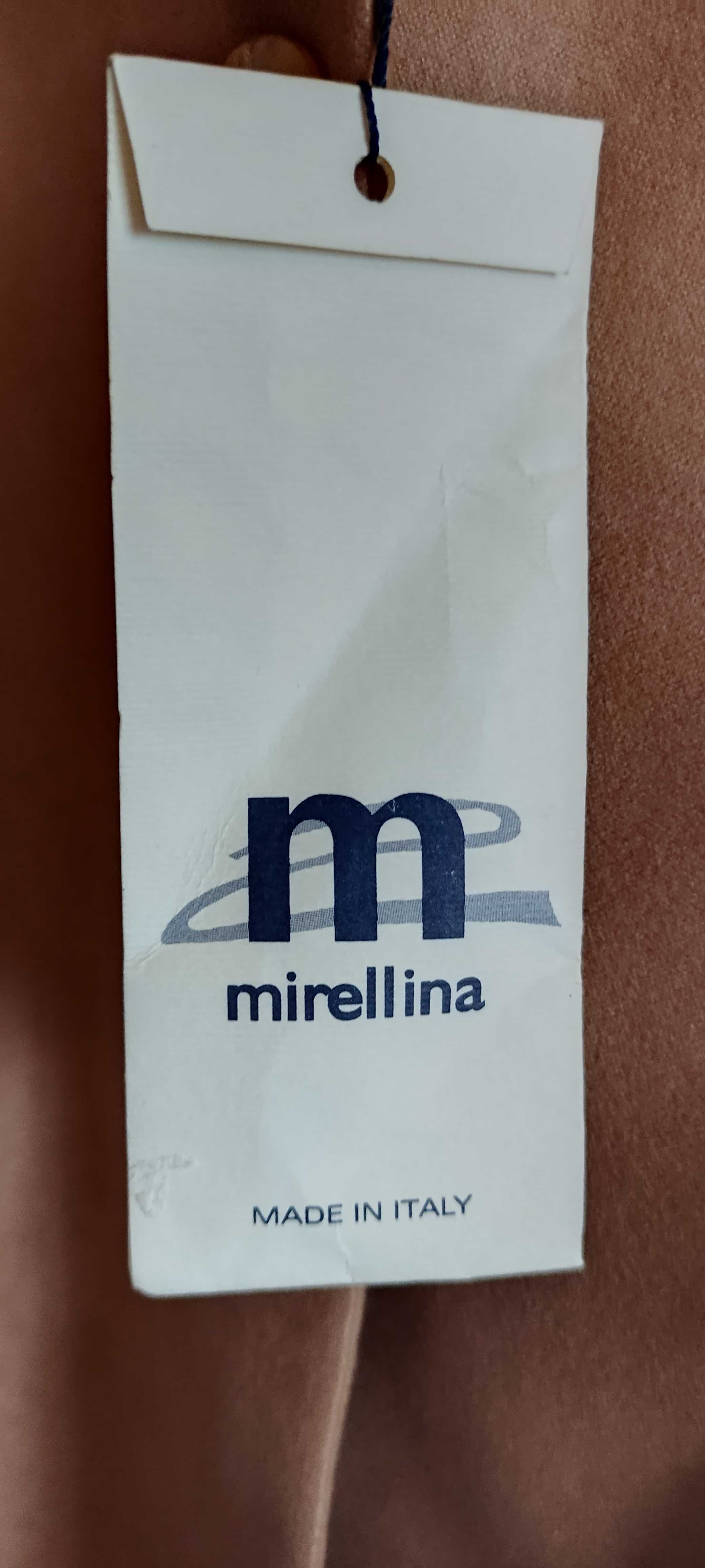 Mirellina италианско дълго бежаво сако