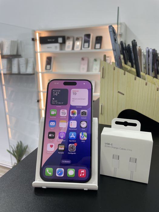 Magazin, vindem iPhone 15 Pro, 128gb, GARANTIE