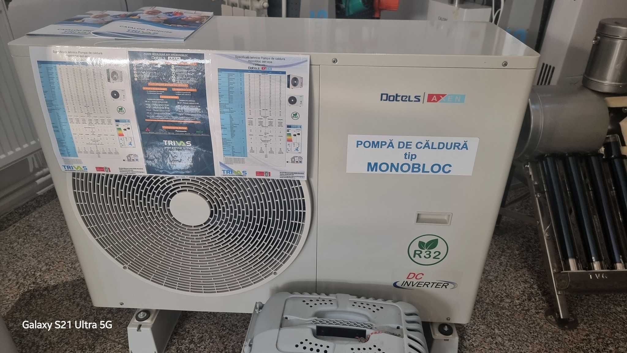 Термопомпа моноблокова Dotels 12 KW 230v EN8BP KS
