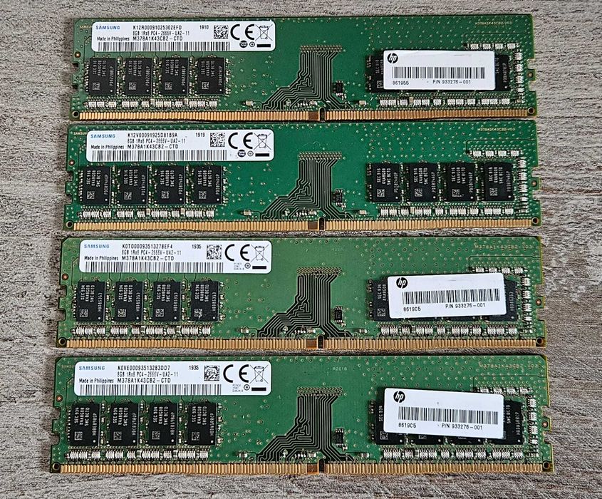Memorie RAM 32GB DDR4 (4×8GB) Samsung 2666MHz