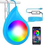 Lumini piscină cu LED Kingwen 38 W RGB subacvatice 12 V AC/DC