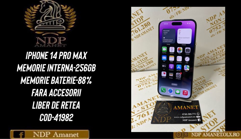 NDP Amanet Braila Iphone 14 Pro Max 256gb (41982)