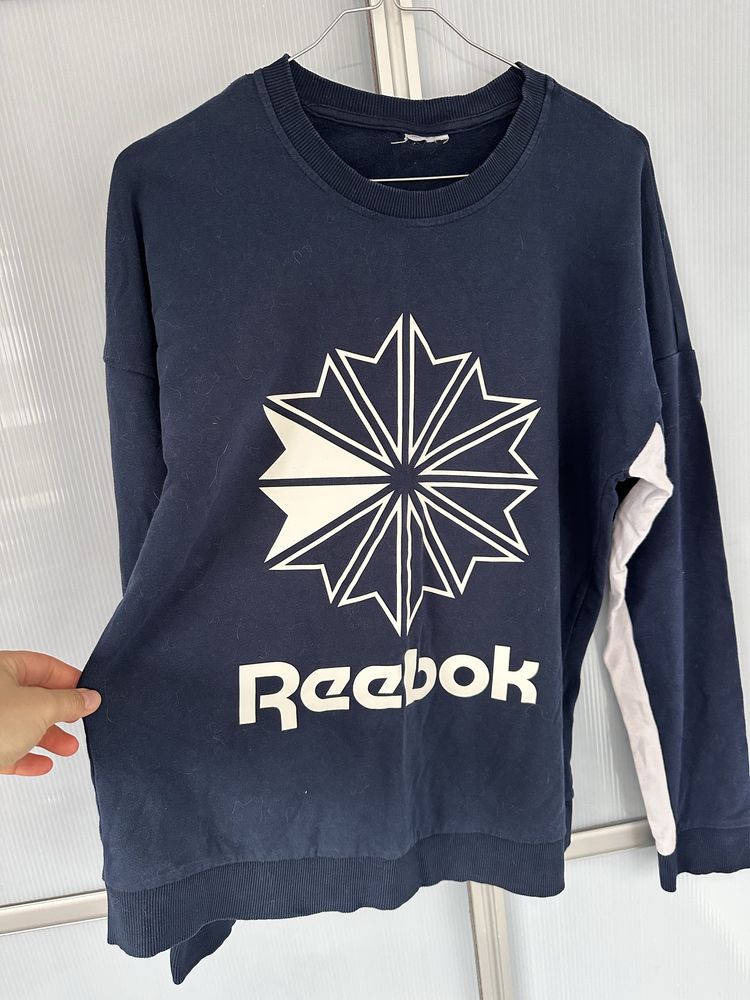 Реглан суичър Puma + Reebok червен H&M нов цена за всичко