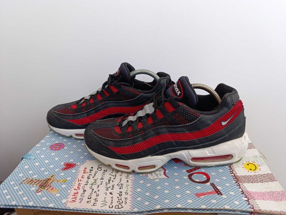 Nike Air Max 95 Essential Red Black Bred''оригинални мъжки 42.5 номер