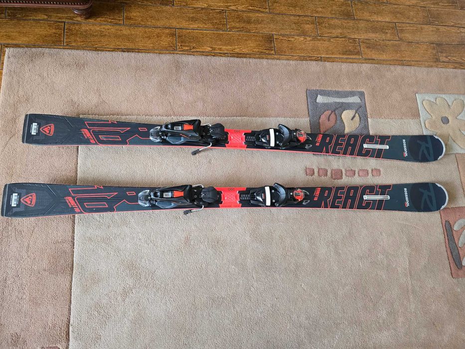 RossignolT 10 REACT 160cm nivel mediu avansat,Clapari Ross flex 120,27