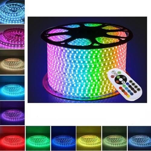 16 цветная светодиодная лента RGB на 220 вольт многофункциональная.