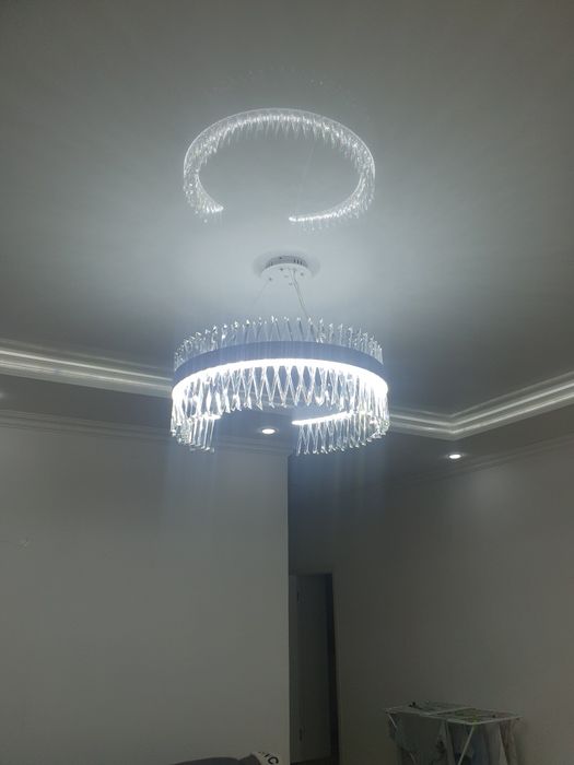 Установка люстр!!!