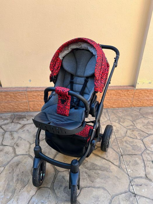 Carucior 3in 1 Junama Termo V3 Wild Red Print