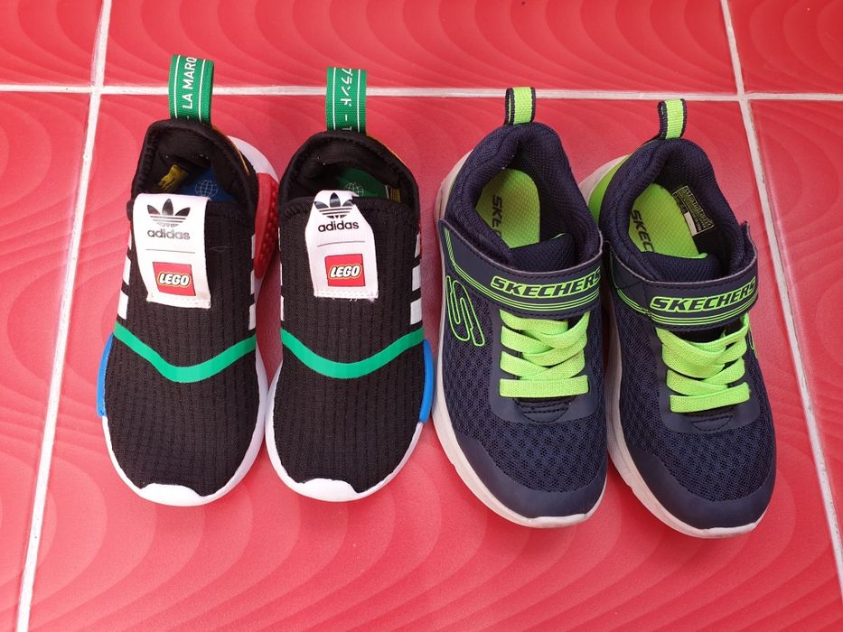 Adidasi Skechers si Adidas Lego