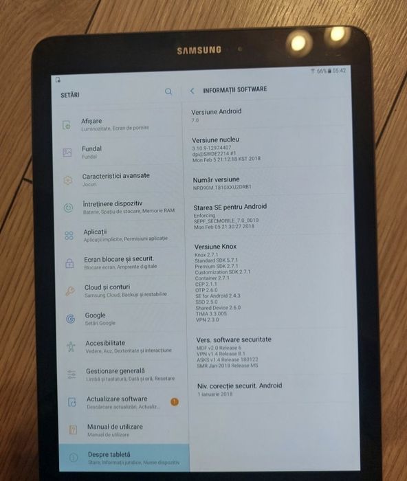 Vand Tableta Mare de 10"Samsung