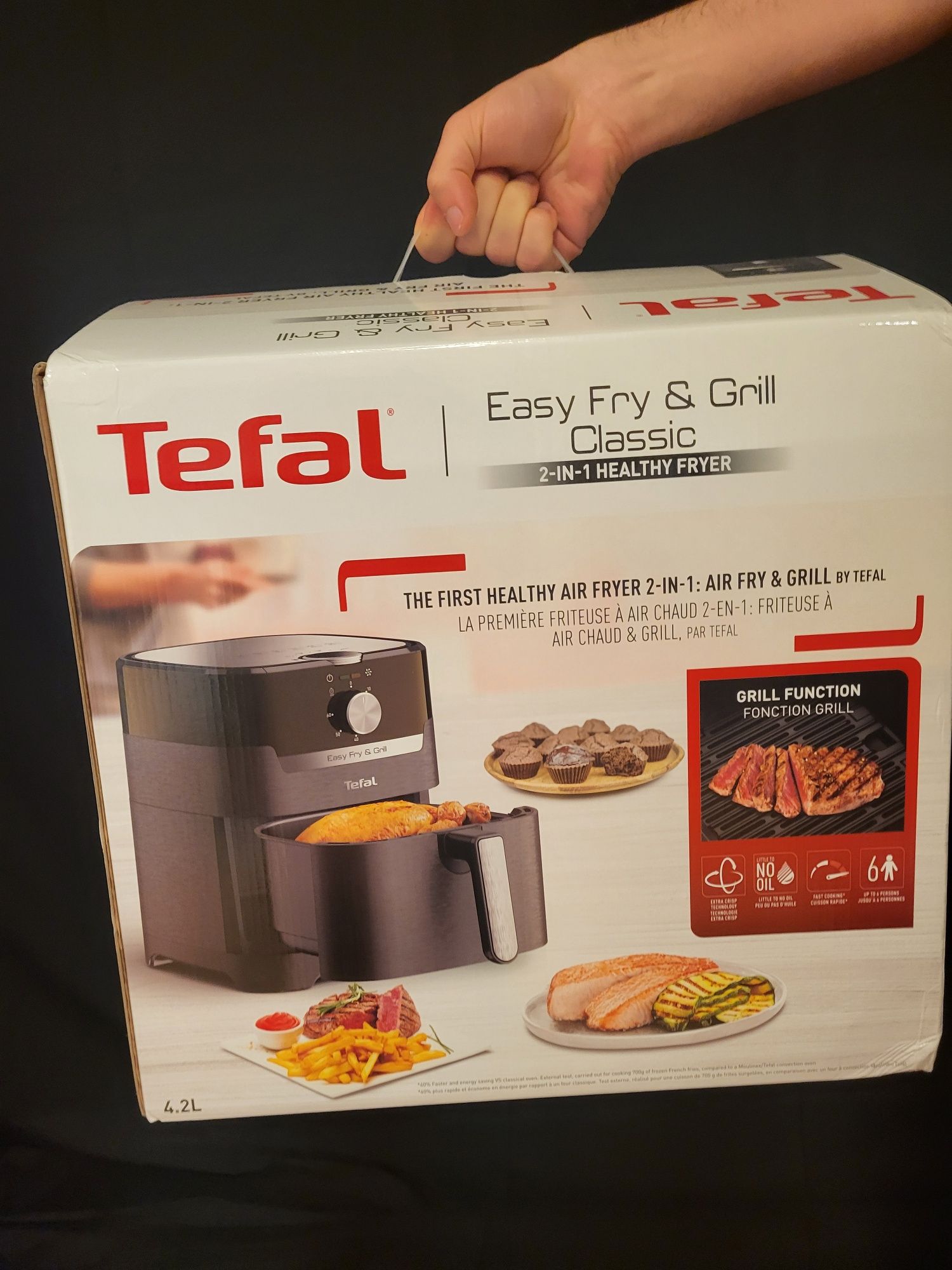 Friteuza cu aer cald ( Air Fryer ) Tefal EY501815