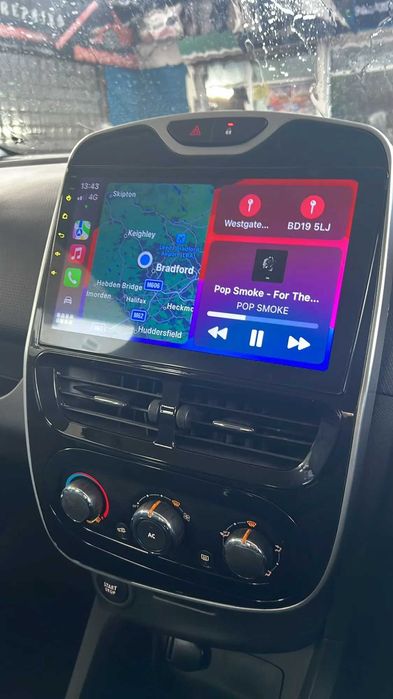 Navigatie Android Renault Clio 4 4GB RAM cu Carplay si Android Auto