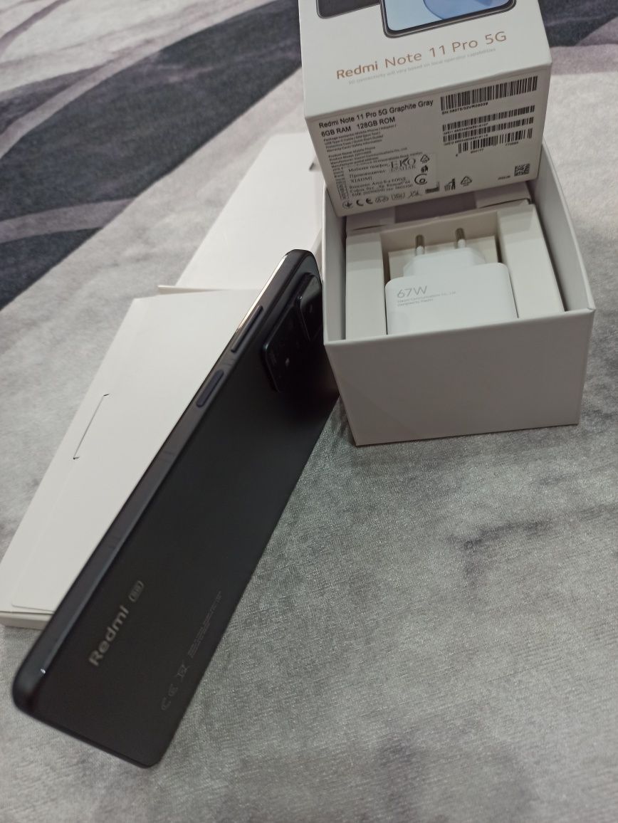 Redmi Note 11 Pro 5G Graphite Gray 6GB RAM 128GB ROM