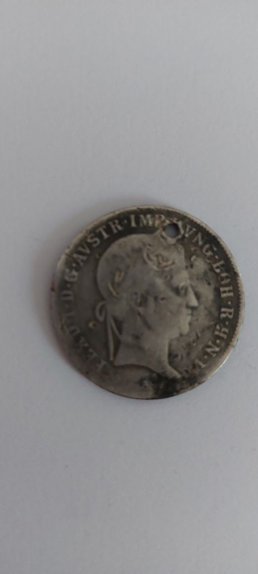 Moneda 1844 20 Creitari Ferdinand 1