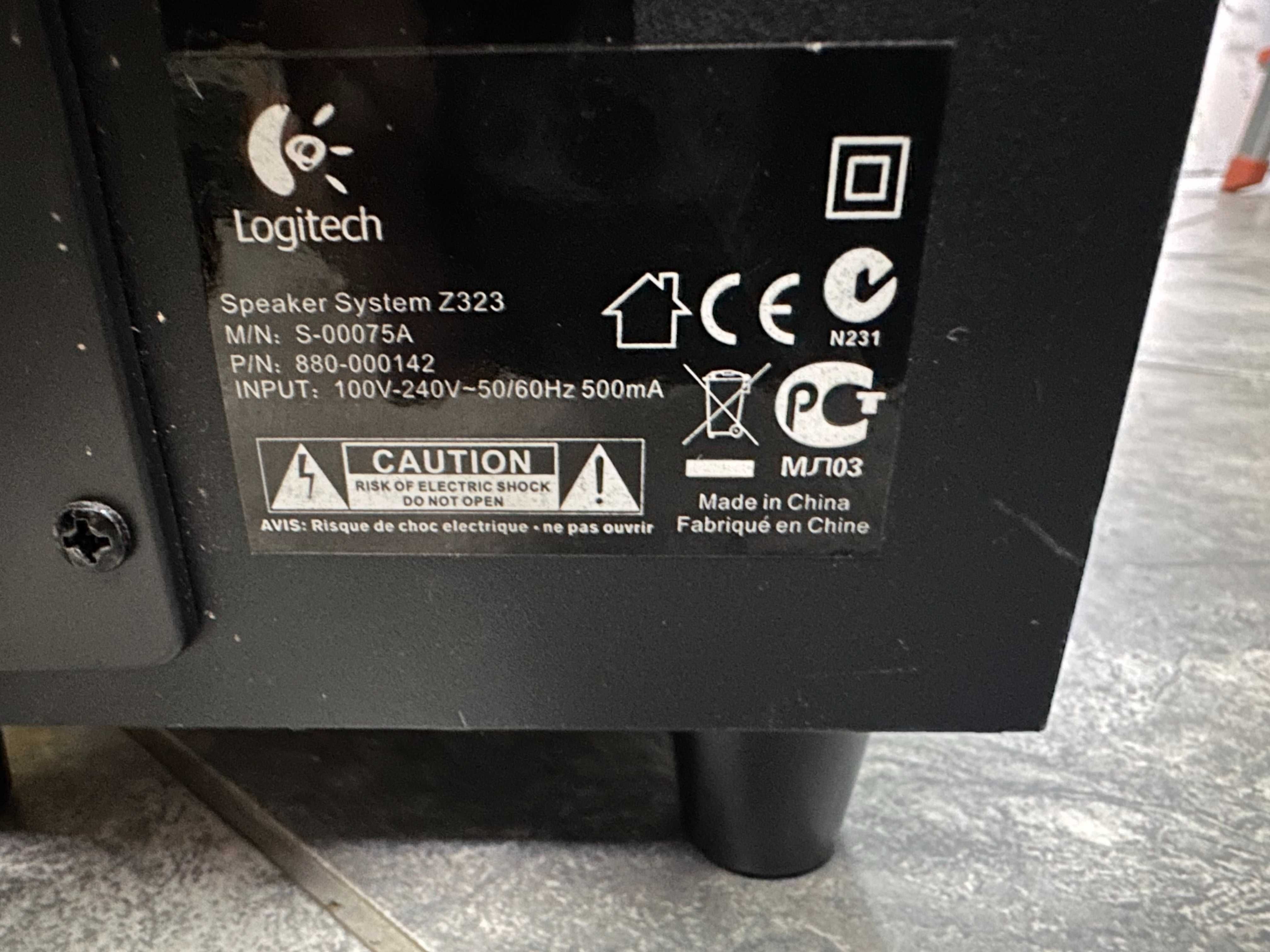 Тонколони , буфер Logitech Z323 2.1 за компютър