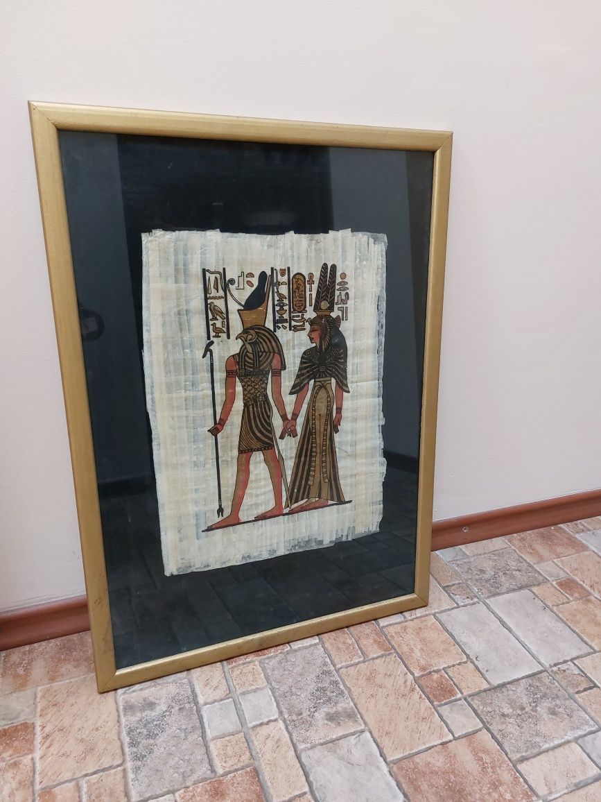 Картина на папирусе Египет