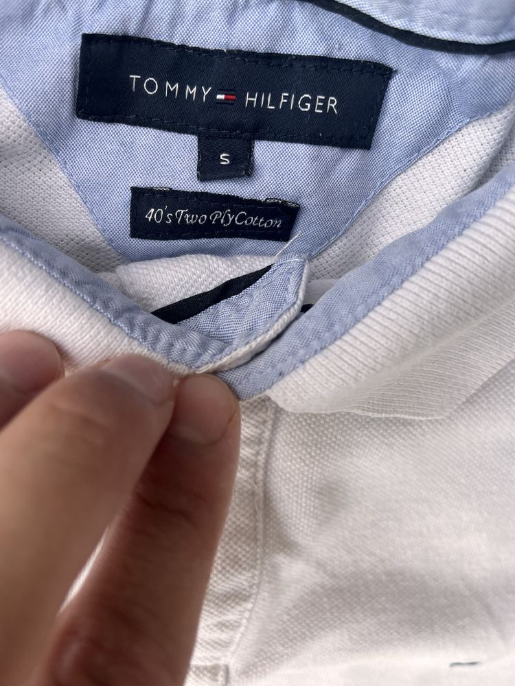 Tommy Hilfiger тениска с яка - M