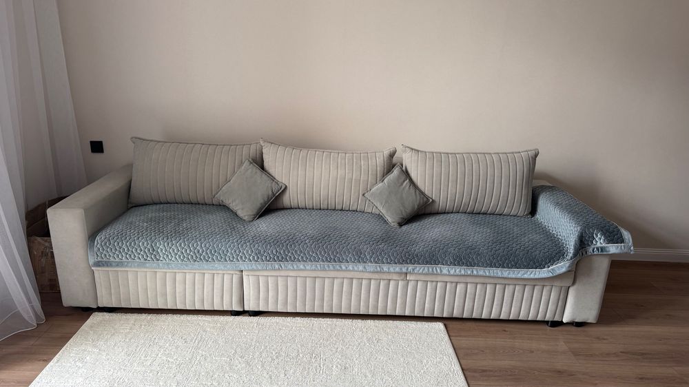 Диван серый 3х местный, Белорусский