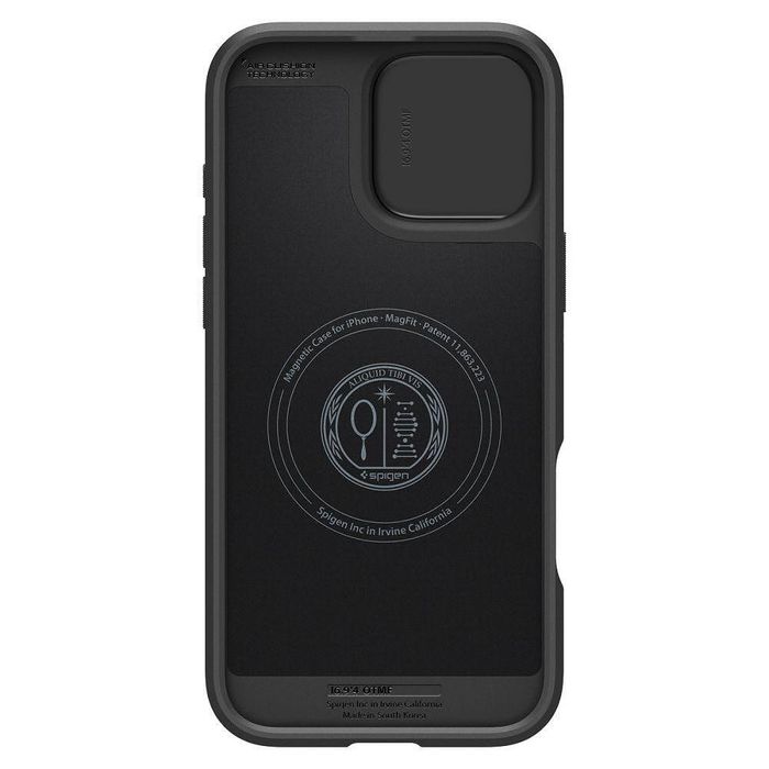 Кейс spigen optik armor mag magsafe за iphone 16 pro black