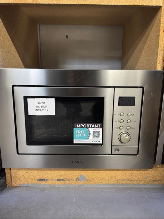 Cuptor cu microunde si grill incorporabil Candy MIC201EX