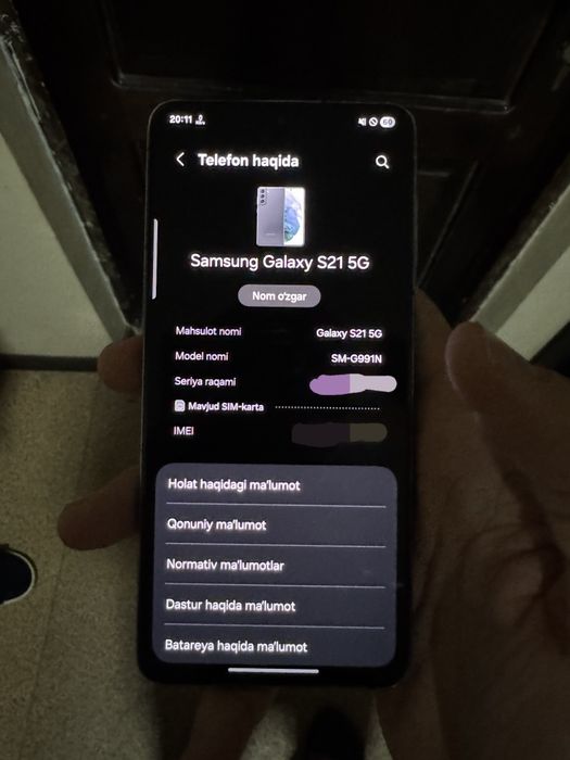 Samsung s21 5G, 8/256