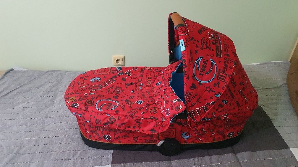 Кош за новородено Cybex Cot S FE VALUES FOR LIFE Love red