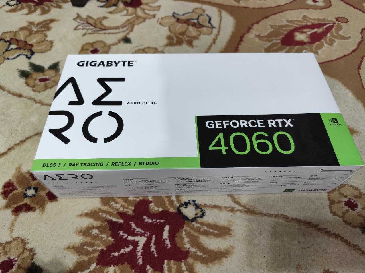 Продам видеокарту GIGABYTE GeForce RTX 4060 AERO OC 8G