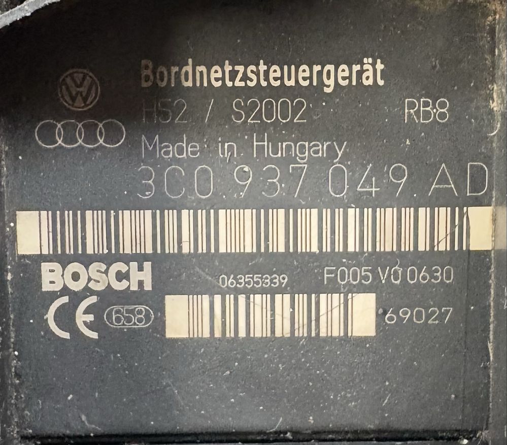 Vw passat 6 jetta 1.9tdi 2.0tdi Комфорт Модул Модули