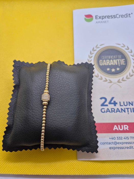 Bratara de aur 14k cu snur (Ag29 Siraj b.33203) Garantie 2 ani