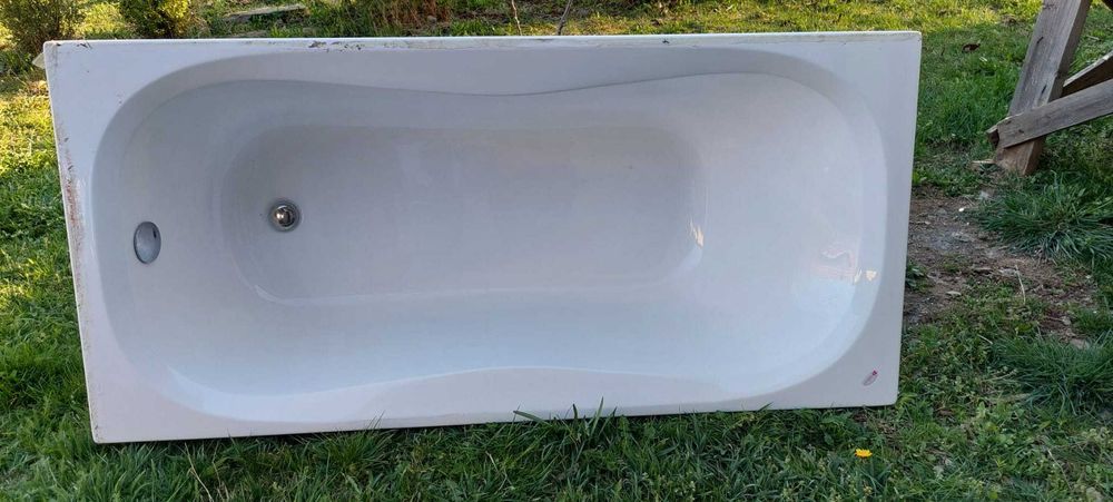 Cadă albă pt. baie, 170 x 80 cm