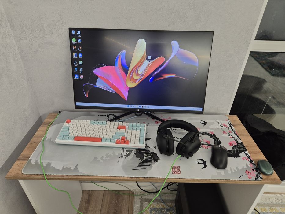 Мощный игровой ПК + Монитор 240 Гц (i3-12100F / 32GB / RX 580)