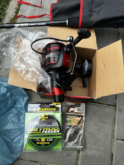 feeder FL Black Force 3.90m/60-150g + MULINETA TEAM FEEDER FRA 5000