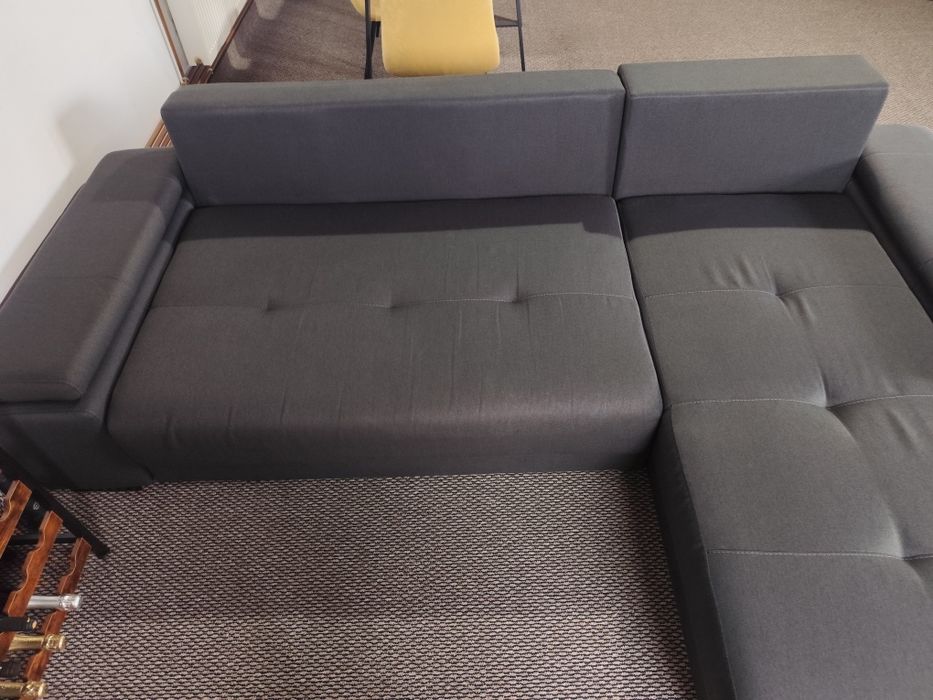 Colțar living negru