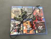 PS4 Slim+2 controllere si 6 jocuri