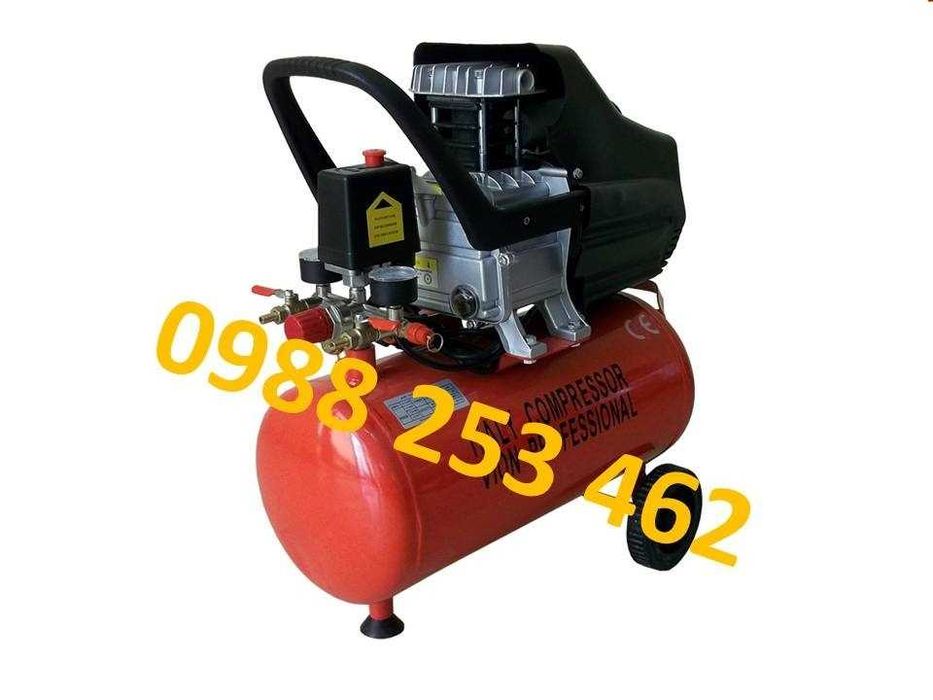 2024 Компресор за въздух - 25 литра - директен внос