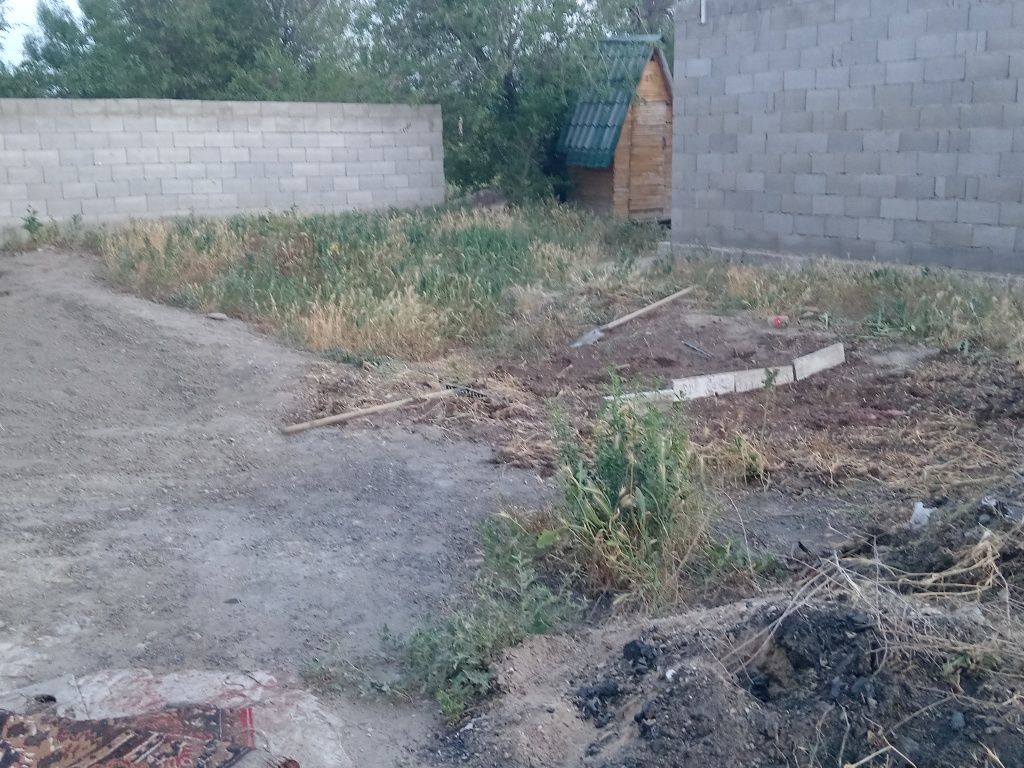 Кто почистит двор от травы, зелени