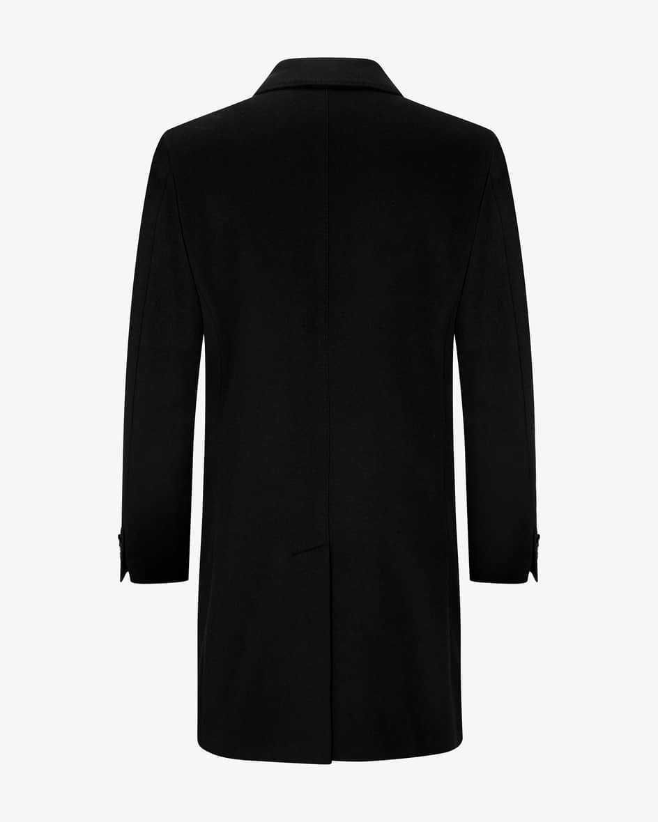 Palton de lux 54 XXL casmir Eduard Dressler NOU 100% casmir negru