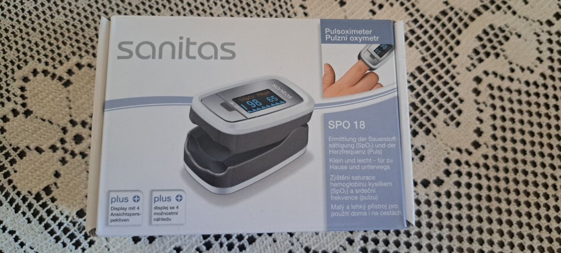 Нов пулсоксиметър Sanitas/пулсов оксиметър