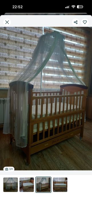 Десткая кровать 650 тыс, отличное состояние