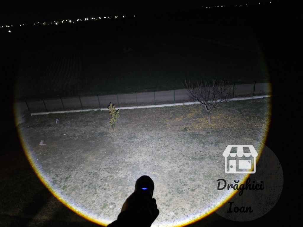 Lanterna S100 LASER FULL DIGITAL - led S100 LASER pt.distanta < 1,6km