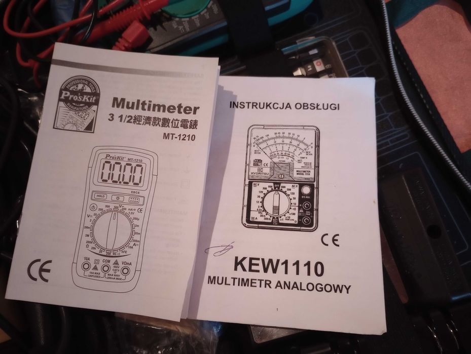 multimetru analogic ProsKit,nou,trusa masura si control