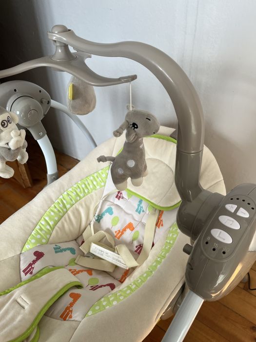 CANGAROO електрическа бебешка люлка BABY SWING+