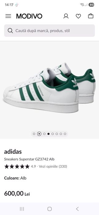 Pantofi sport ADIDAS barbati SUPERSTAR - GZ3742