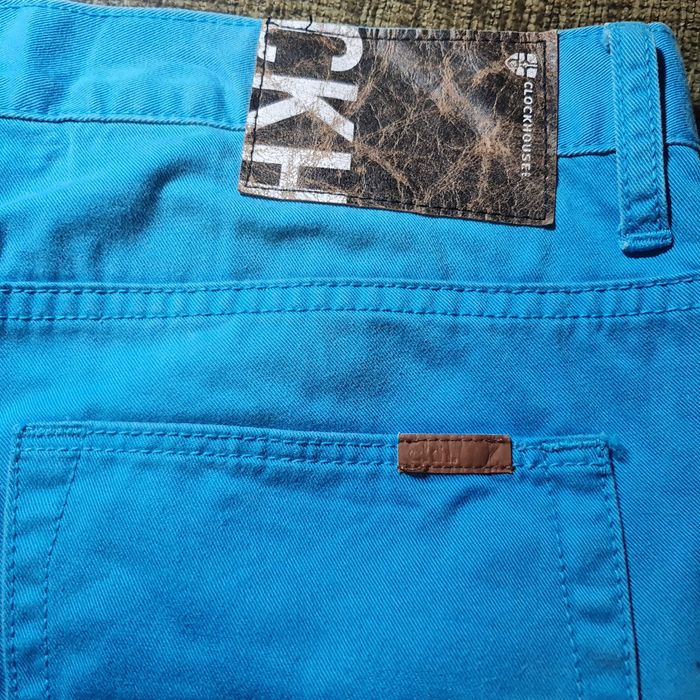 Pantaloni jeans blugi Clockhouse marimea 34 / 36 albastru