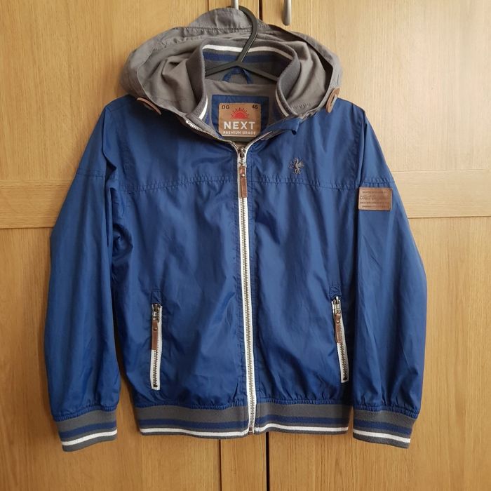 Lot,7-8 ani,băieți:jachetă impermeabilă Alive,Next,bluză sport