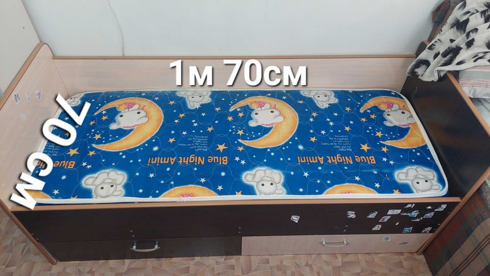 Кровать детская, подростковая с матрасом