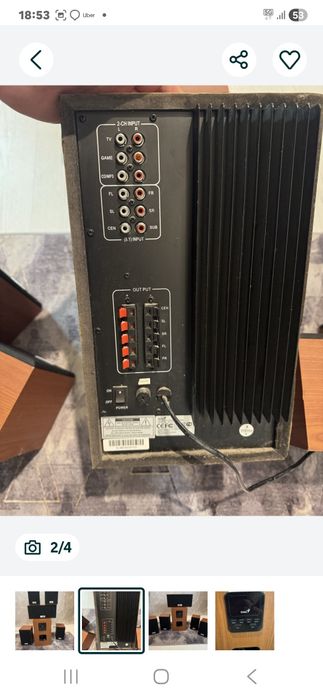 Sistem genius 5+1 subufer