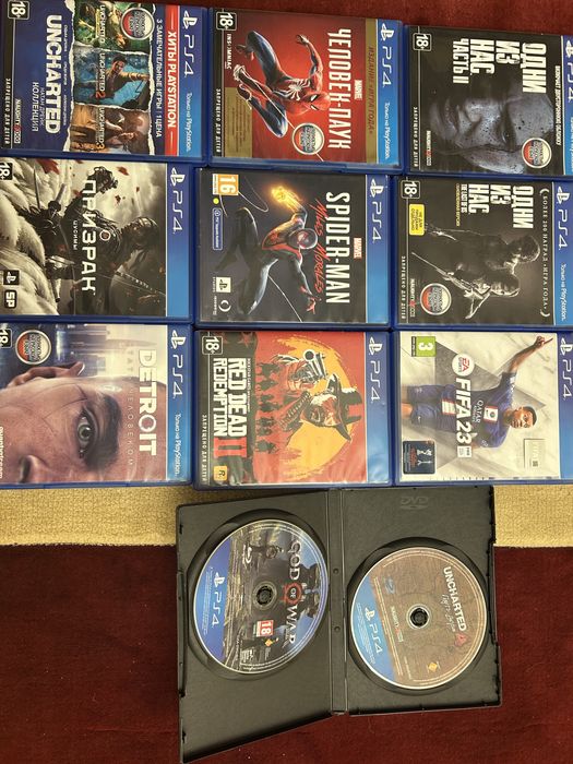 Диски на пс 4 в идеальном состоянии