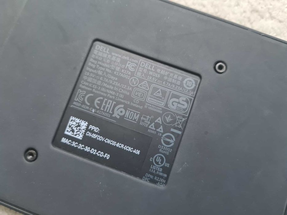 Docking station Dell K17A - USB 3.0
